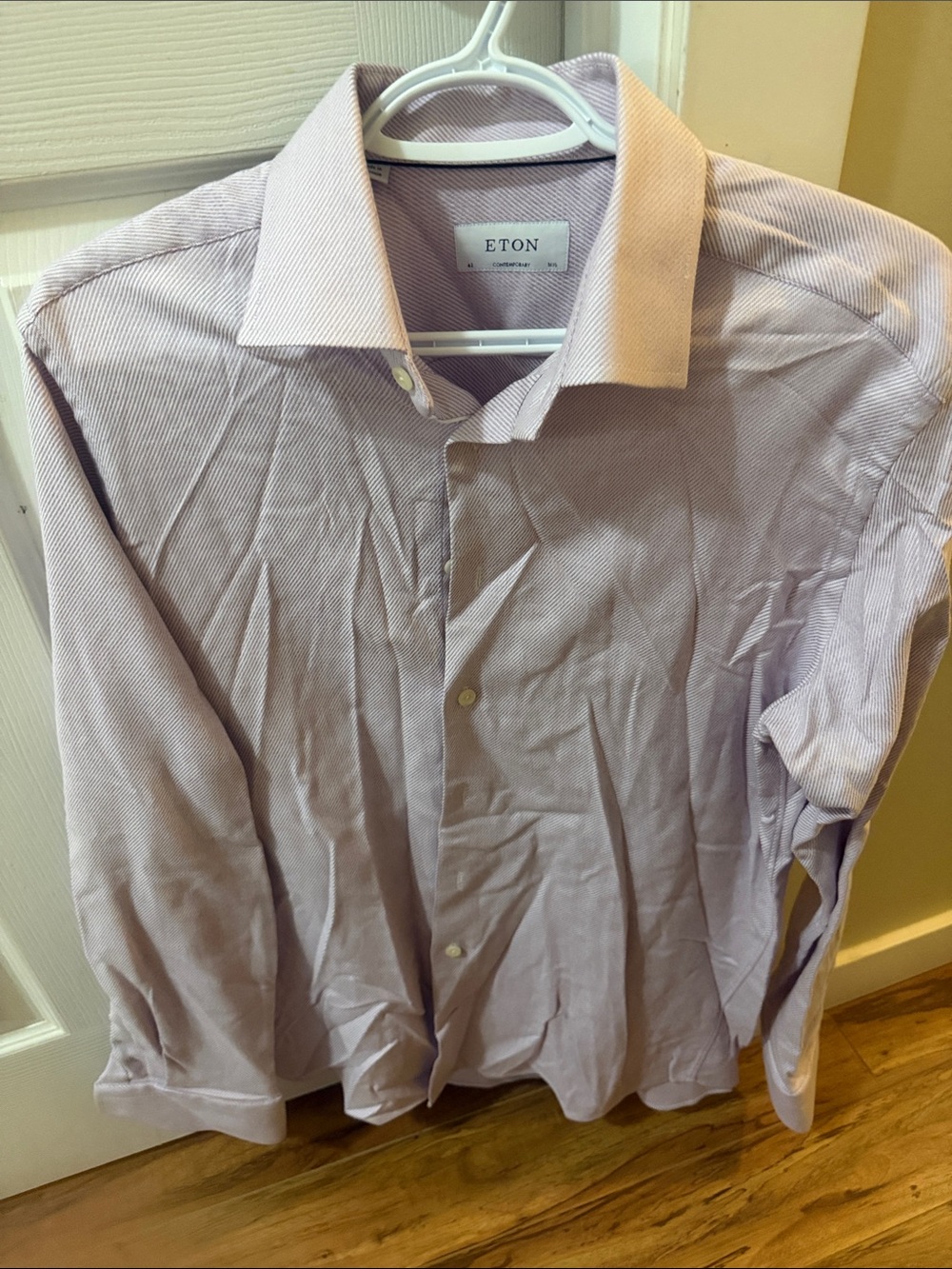 Eton Men's Light Lavender Dress Shirt